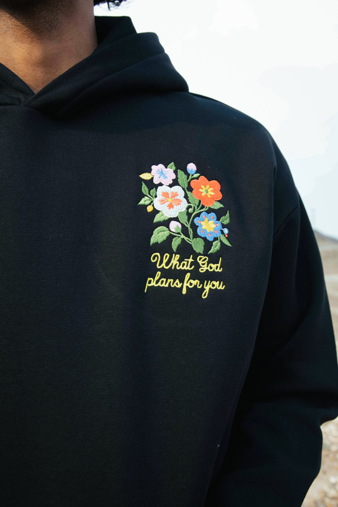 God's Plan Hoodie - Black