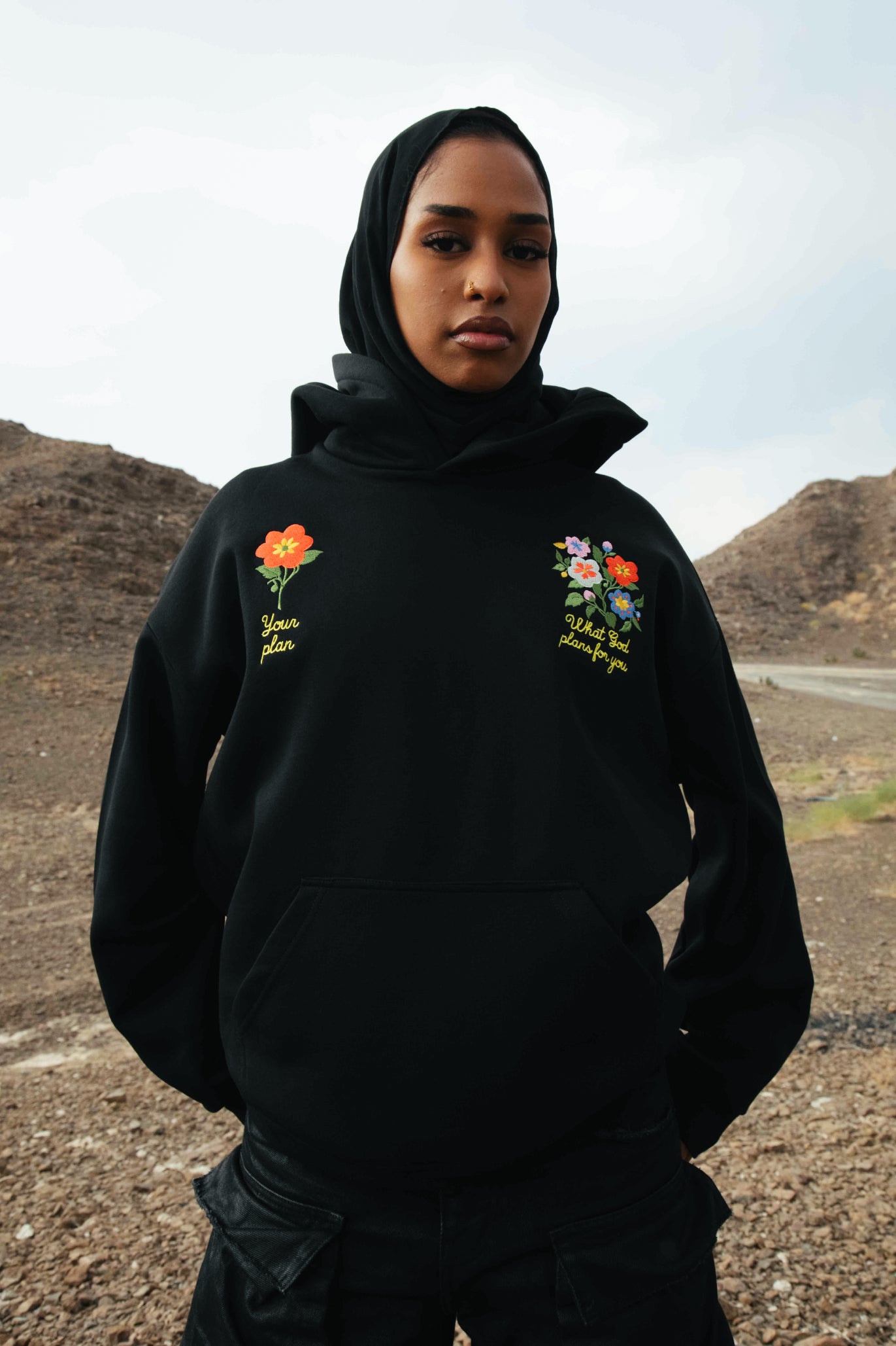 God's Plan Hoodie - Black