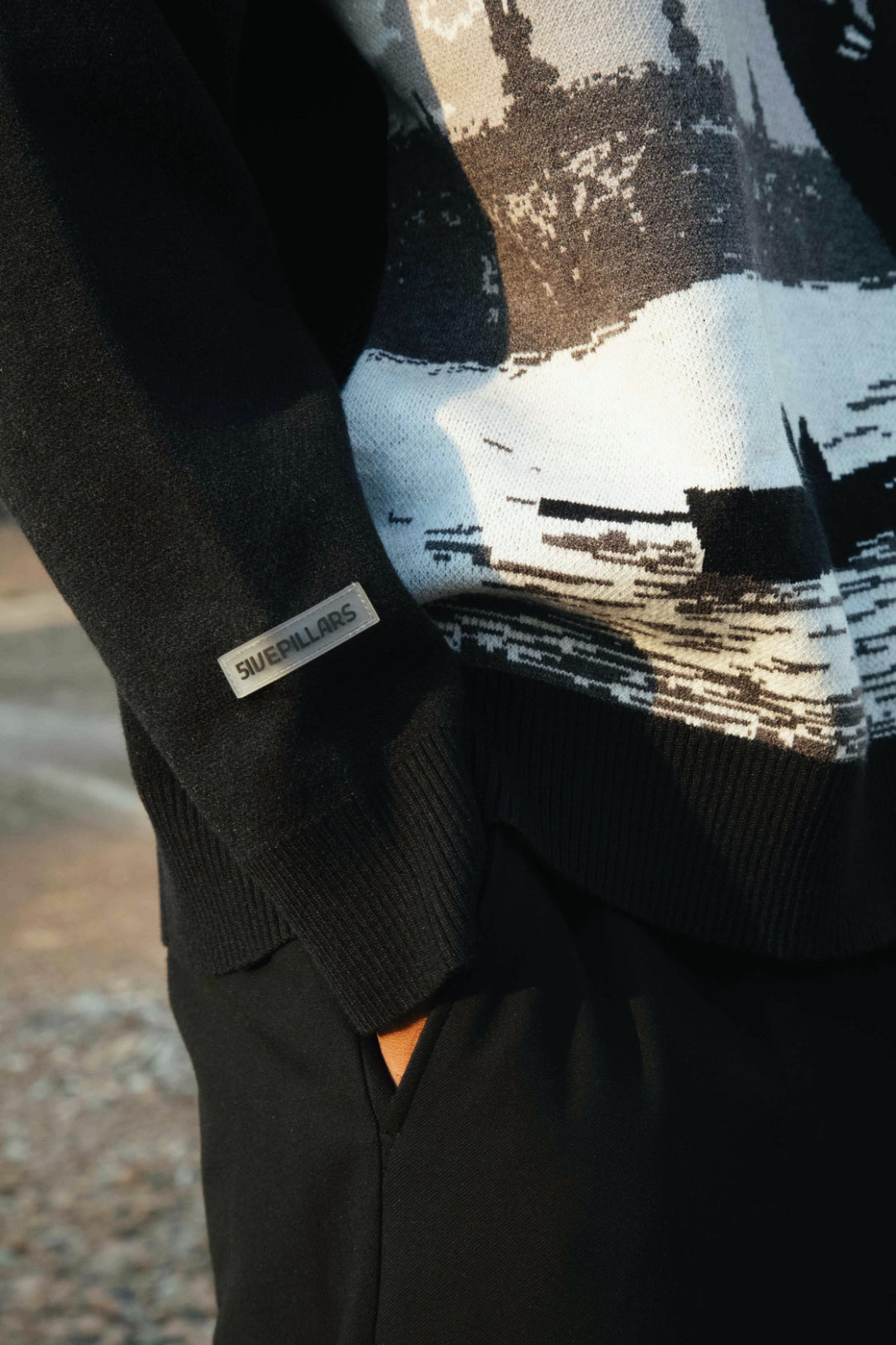 Istanbul Knit Crewneck - Black