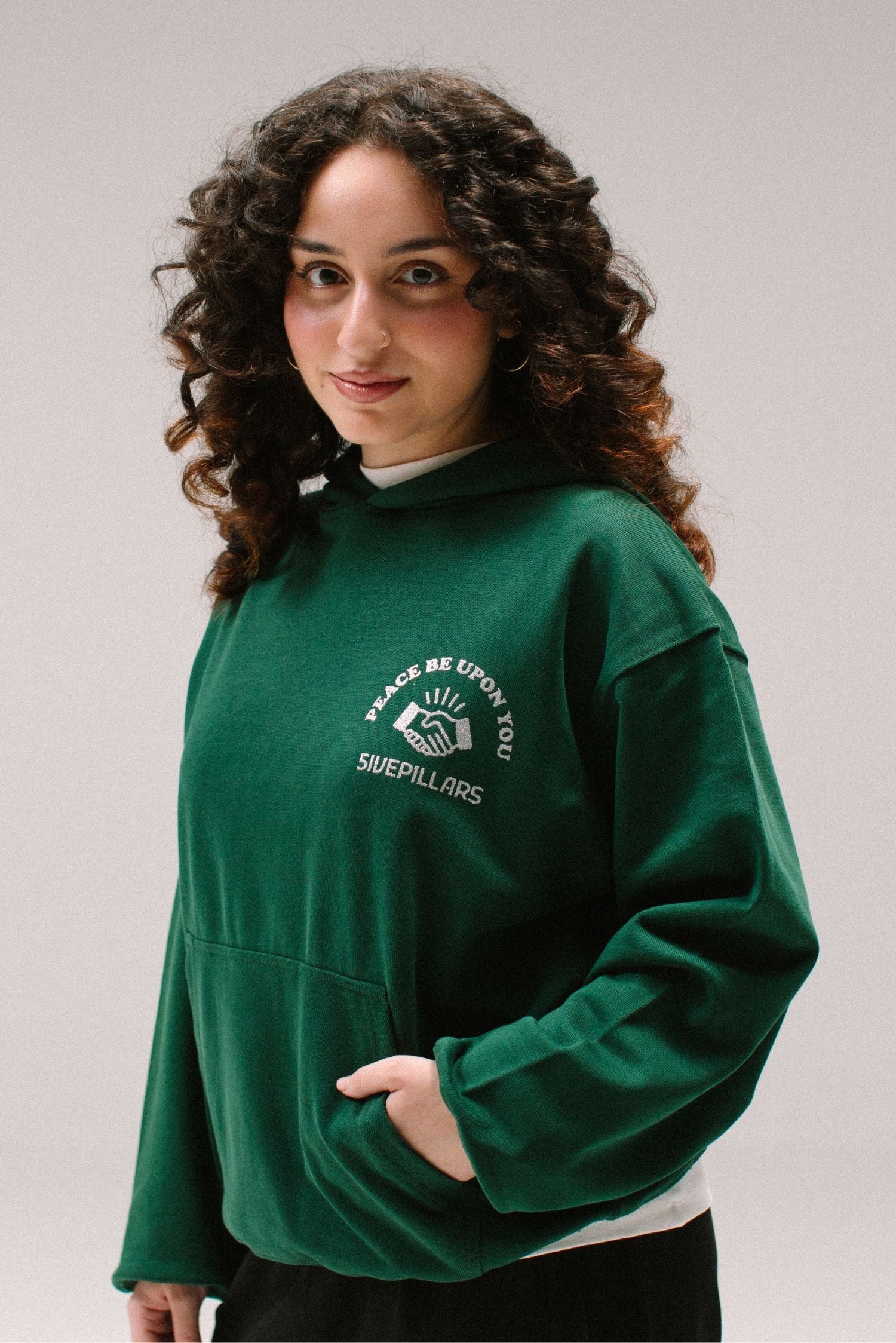 Peace Be Upon You Hoodie - Green