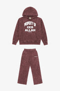 POA Washed Set Maroon