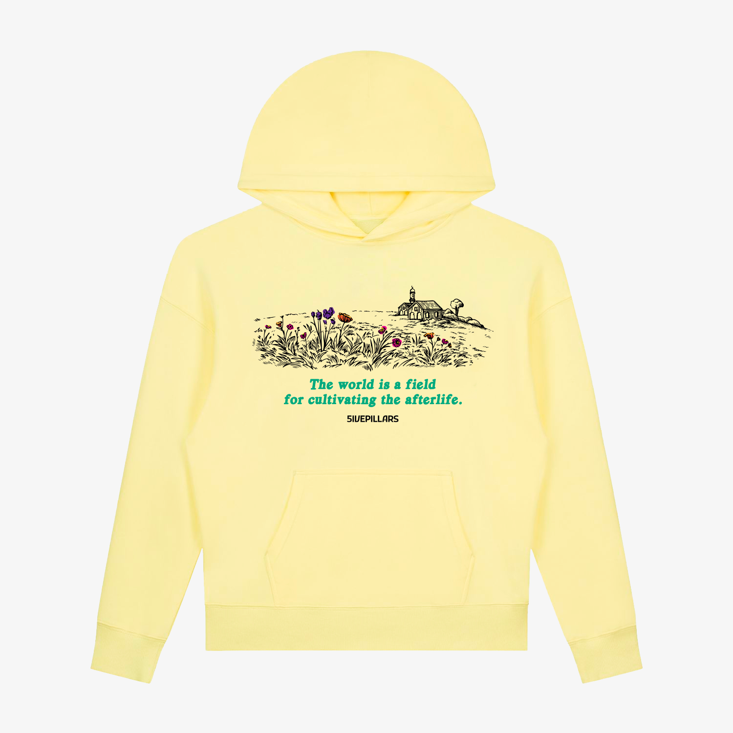 Cultivating Hoodie - Pastel Yellow