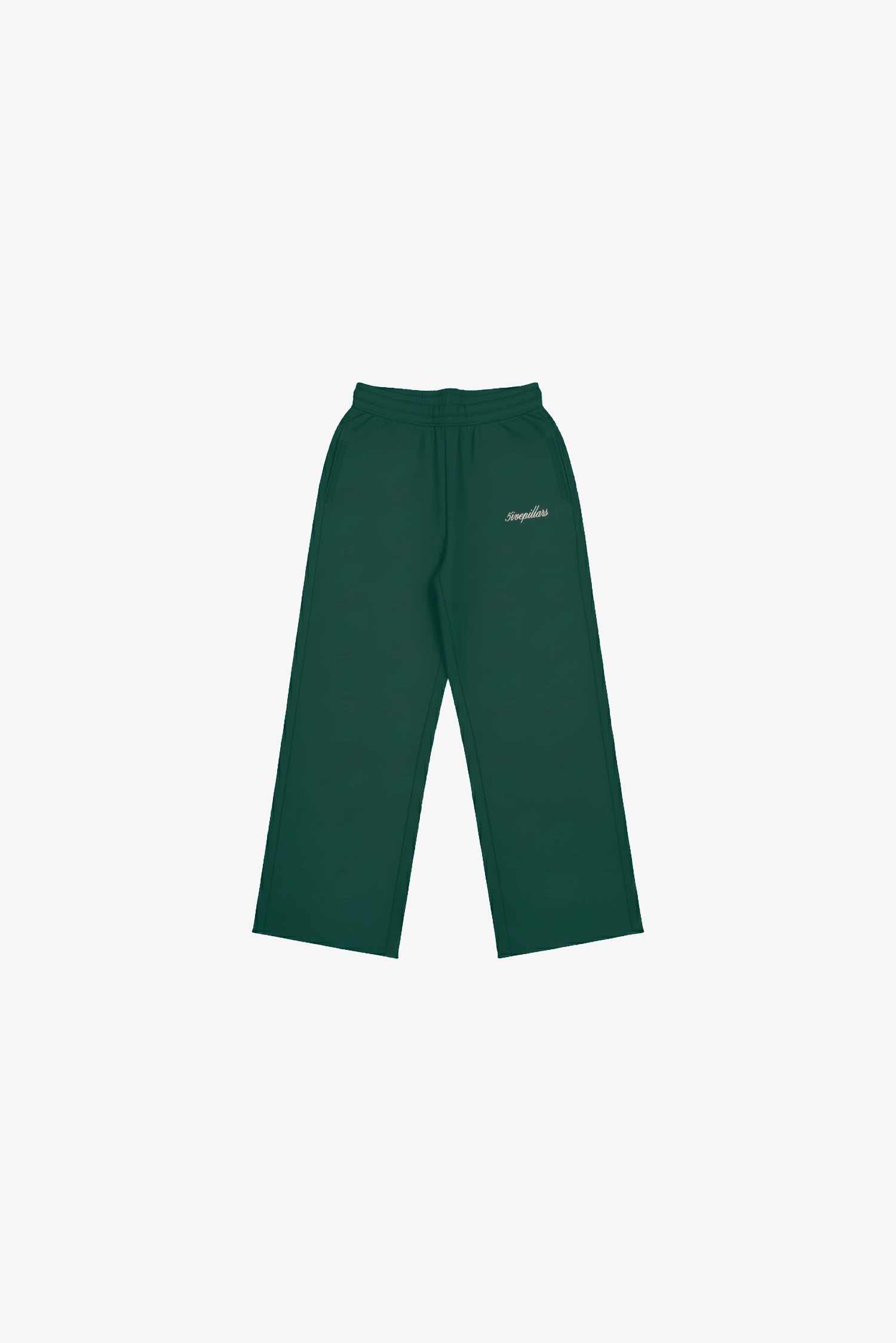 Script Relaxed Fit Sweatpants - Green