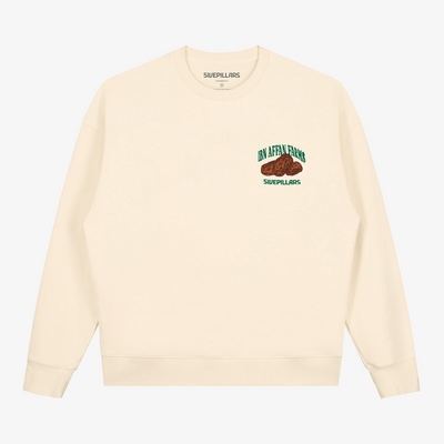 Ibn Affan Crewneck - Cream