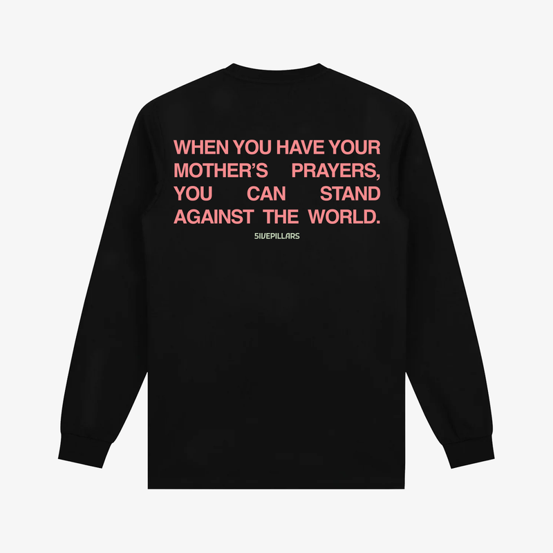 A Mother's Prayer L/S Tee - Black