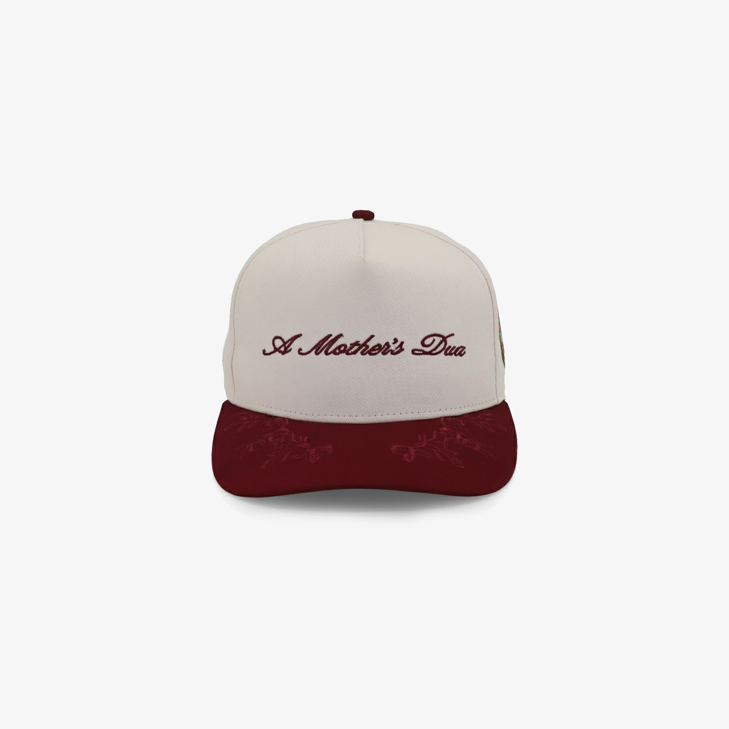 A Mother's Dua Hat - Cream/Maroon