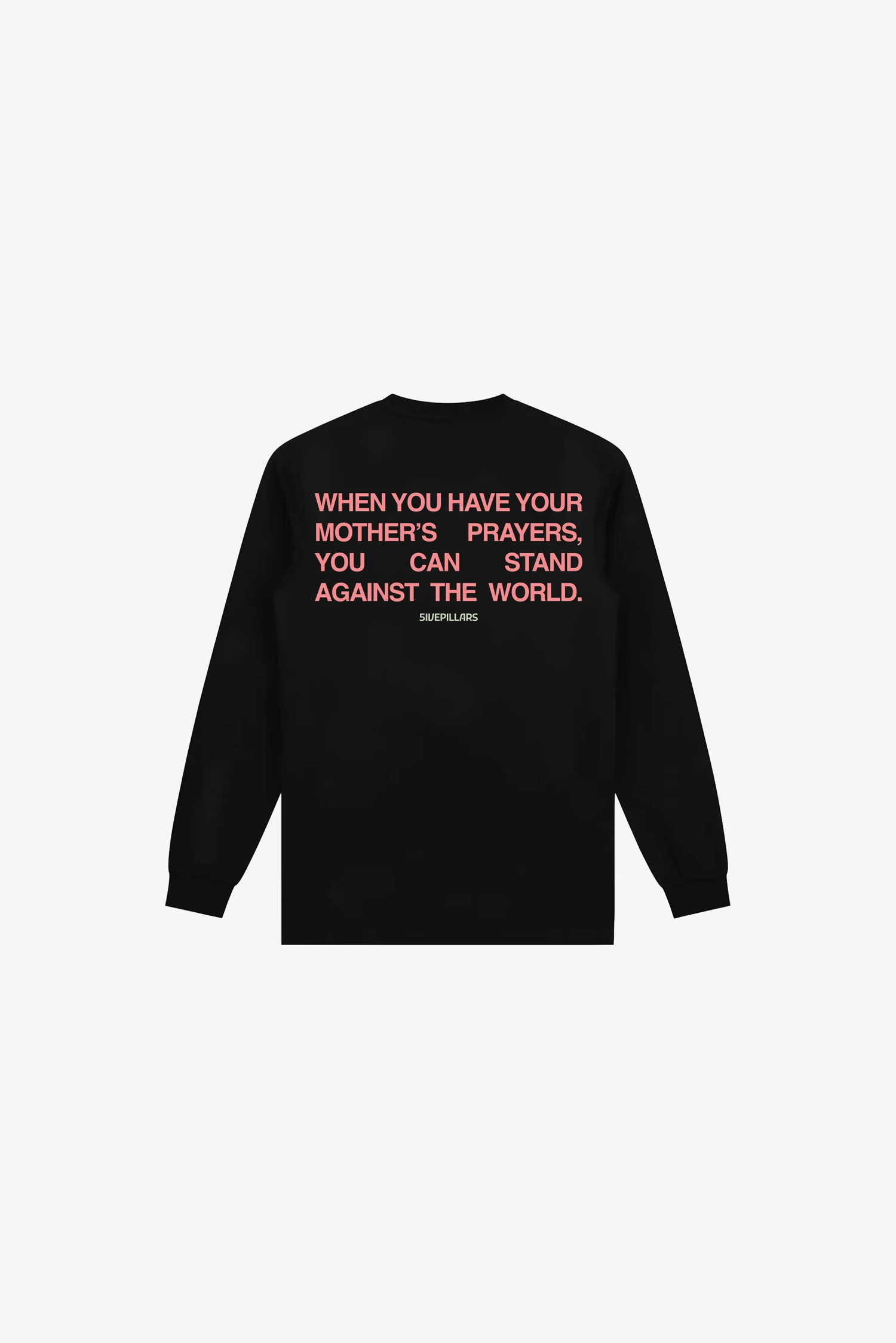 A Mother's Prayer L/S Tee - Black - back