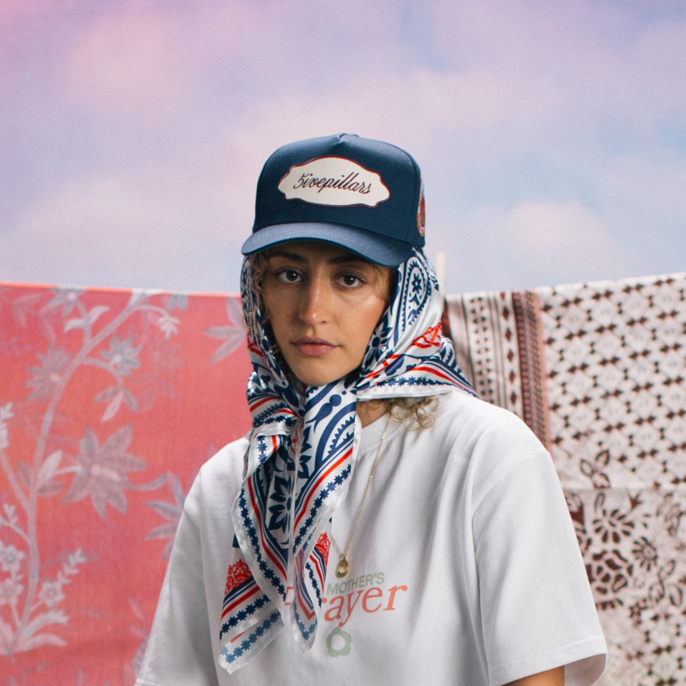 A Mother's Dua x 5ivepillars Hat - Navy