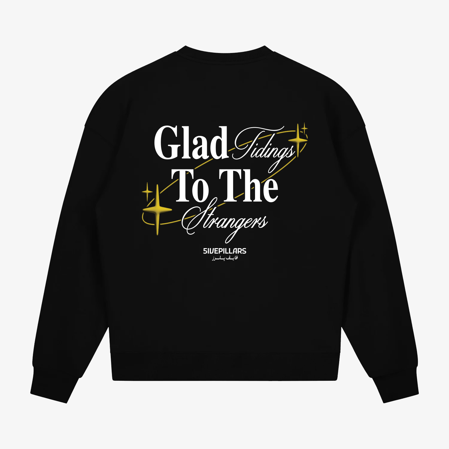 Glad Tidings Crewneck - Black