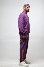 Malcolm X Sweatpants - Purple