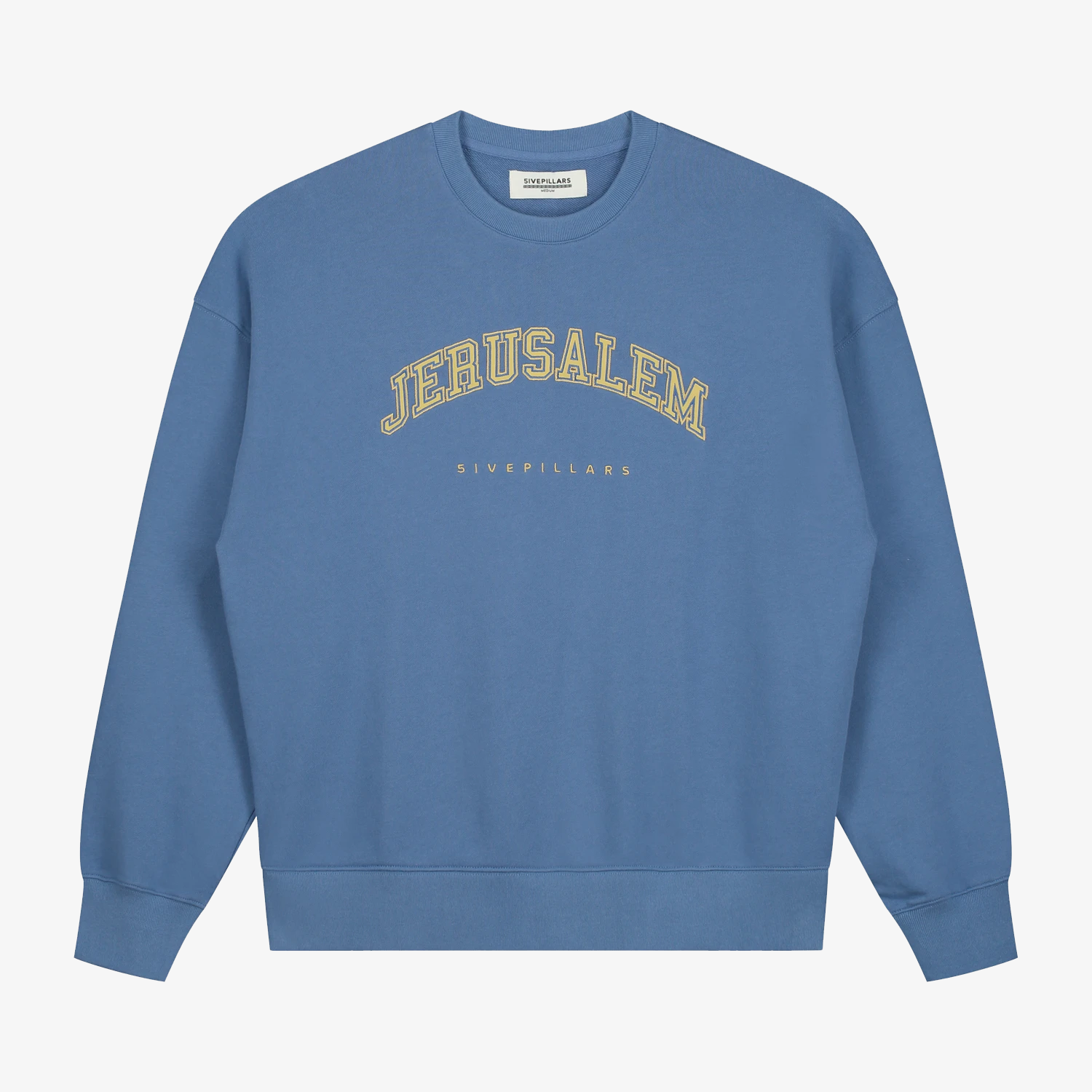 Jerusalem Crewneck - Sky Blue