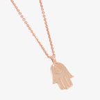 5ivepillars Hand Necklace - Rose Gold